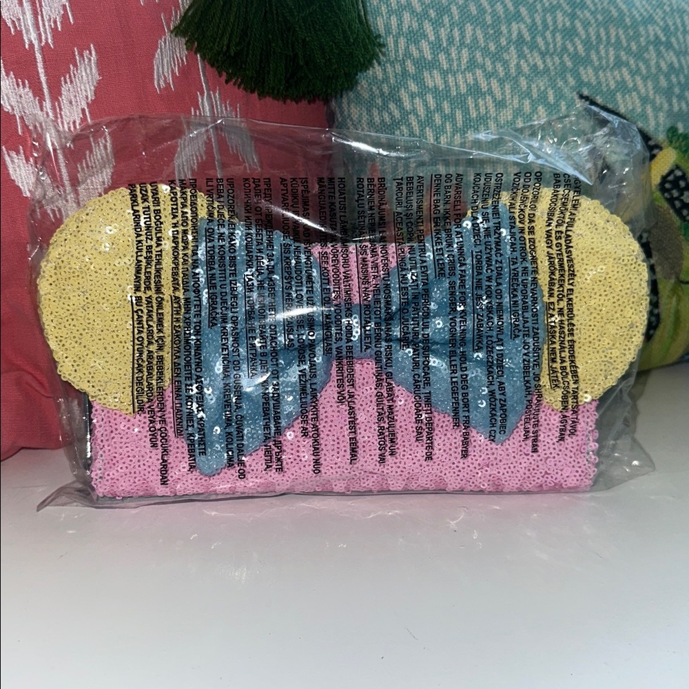 Loungefly Pastel Sequins Zip Around Wallet - Minnie Mouse